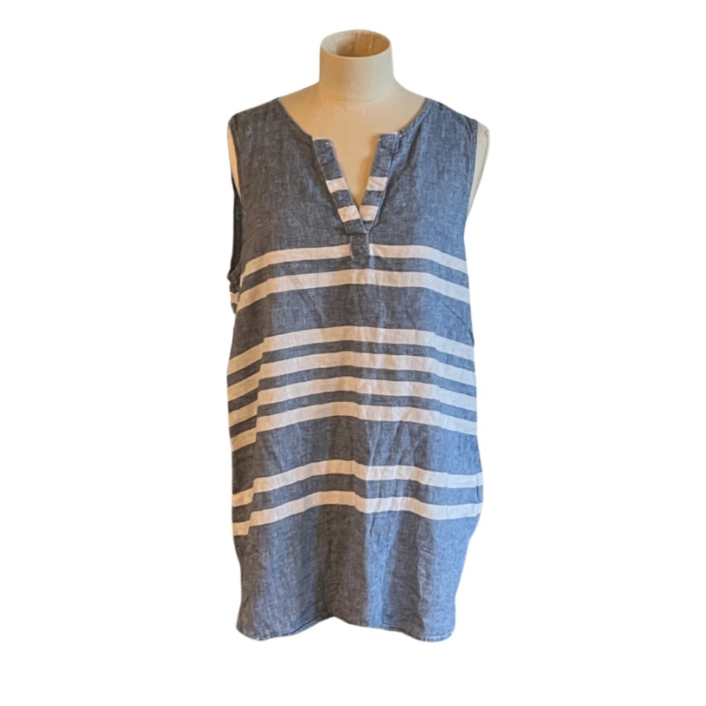 [3 for $25] BeachLunchLounge Linen Chambray Tunic Top